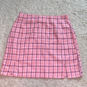 5/$20 plaid mini skirt